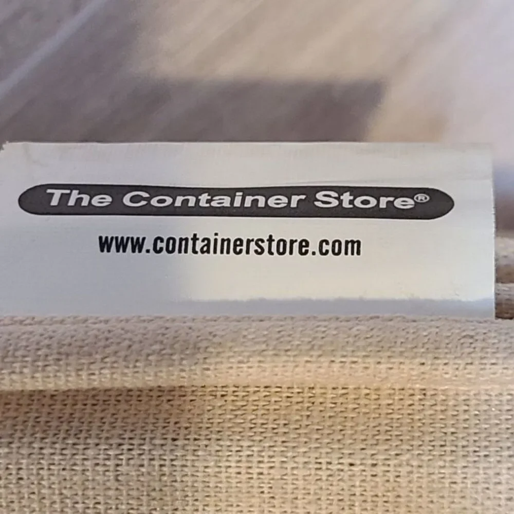 Container Store 6 Compartment Hanging Closet Organizer Canvas Shelves Storage
